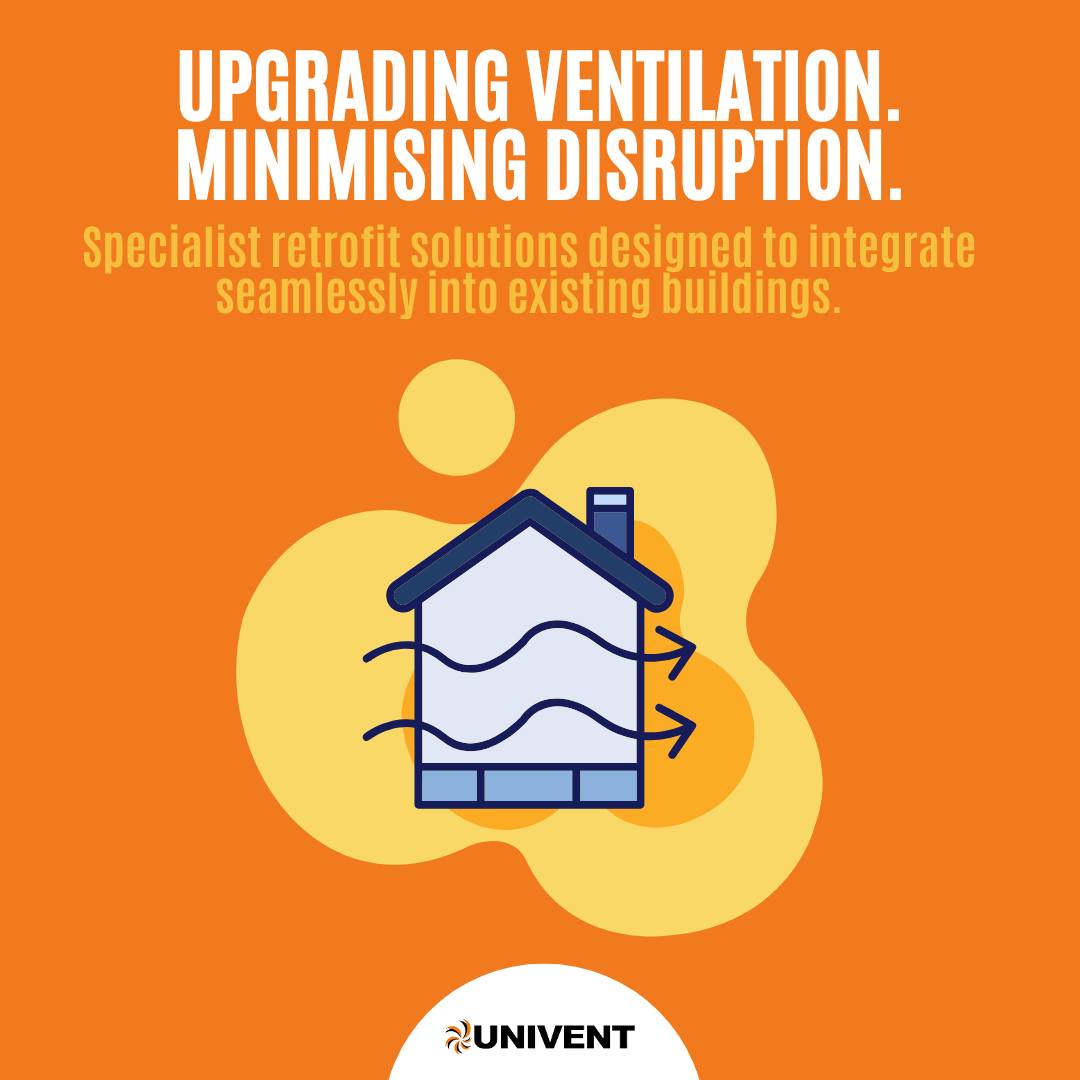 Retrofit projects demand precision.

Upgrading ventilation within existing buildings requires careful planning, space awareness, and minimal disruption to occupants.

Univent works alongside consultants and contractors to deliver retrofit ventilation solutions that integrate seamlessly into existing structures - while improving airflow performance and compliance.

Modern standards. Existing buildings. Done properly.

Discuss your retrofit requirements with our team - link in bio!

#RetrofitSolutions #BuildingUpgrades #VentilationDesign #UKConstruction #HVACProfessionals #Univent